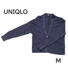 【UNIQLO】ユニクロ メッシュカーディガン ネイビー Mサイズ 夏のサムネイル
