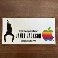 JANET JACKSON JAPAN TOUR 1990ステッカー　新品未使用