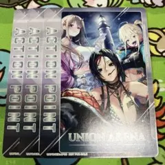 ユニオンアリーナ NIKKE OBC プロモ AP 未開封　3枚セット ユニオンアリーナ NIKKE APカード プロモ 3枚 - メルカリ
