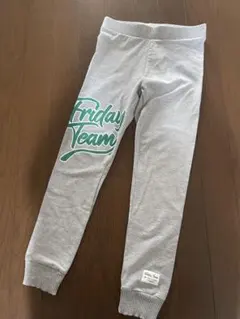 ZARAKIDS ロゴ入り グレー パンツ スパッツ