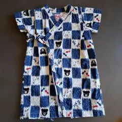 【超美品】ミキハウスDouble_B 甚平 60-70cm