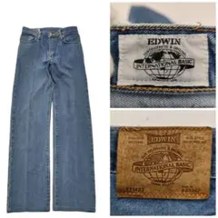 2360 EDWIN E505 LOT.1423 レーヨン混合 夏デニム W28