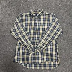 ケ*イ様 チェック柄 コットン長袖シャツ