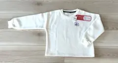 de belles journées トレーナー 裏起毛　 130cm ホワイト