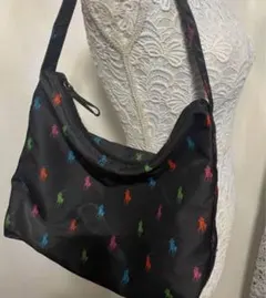 めり様専用！ラルフローレンワンショルダーバッグ カラフルポニープリント！美品！