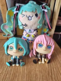 初音ミク ぬいぐるみ フィギュア 3点セット