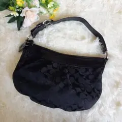 COACH コーチ ホボー ショルダーバッグ シグネチャー ワンショルダー