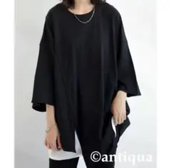 antiqua ★ アシメTシャツ アシンメトリー 変形 モード