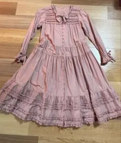 ピンクハウス✨ペアイルカ半袖ピンクシャツワンピース - メルカリ