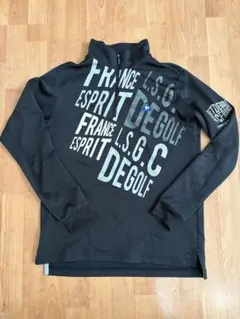 le coq sportif ハーフジップシャツ M ブラック