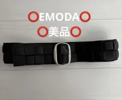⭕️EMODA⭕️美品⭕️太ベルト 編み込み ベルト 平成ギャルのサムネイル