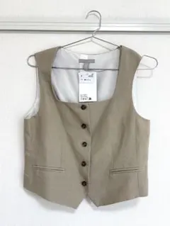 HOWIE linen vest リネンベスト ベージュ アレンジ様専用 howie clothing linen vest リネンベスト - メルカリ