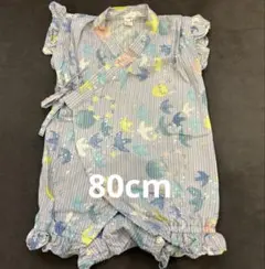 アプレレクール　ロンパース甚平80cm