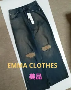 EMMA CLOTHES ダメージデニム Sサイズ