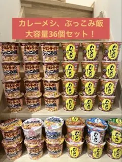 【大容量】カレーメシ・ぶっこみ飯 36個 バラエティセット まとめ売り カレーメシ、ぶっこみ飯 合計36個セット！！ - メルカリ