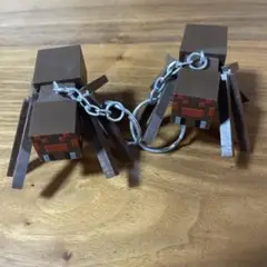 マイクラ　蜘蛛のキーホルダー2点セット