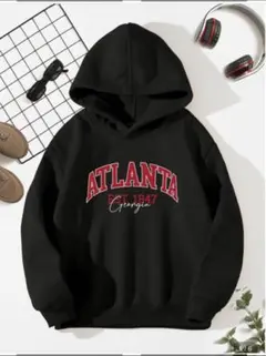 SHEIN Boys 文字グラフィック サーマルライド パーカー　13〜14y