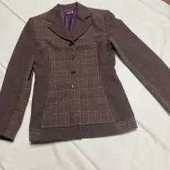 連休お値下げ❗️イタリアMISS MONEY MONEY レトロチェックジャケット