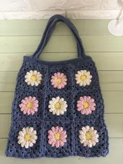 デイジーモチーフ★ハンドメイドミニバッグ