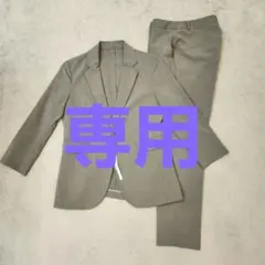 Hika様専用　la.f...　ラエフ　パンツスーツ上下　グレー　春夏　ビジネス