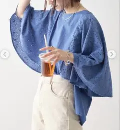 新品！チャオパニックティピー　レースポンチョブラウス