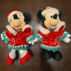 ミッキー ミニー ぬいぐるみ クリスマスペア 2012年