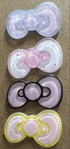 リボンデコパーツセット4つ入り②