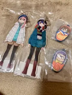 ゆるキャン△セット アクリルキーホルダーBIGラバーストラップ