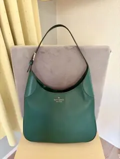 kate spade ケイトスペード　ショルダーバッグ　グリーン　レザー