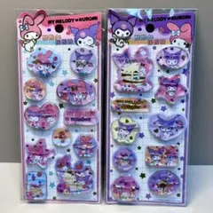 正規品　サンリオ　シャカシャカ水シール　マイメロ　クロミ　ウォーターシール