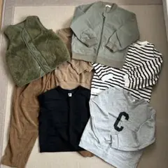キッズ服セット（ベスト・ジャケット・トレーナーなど）