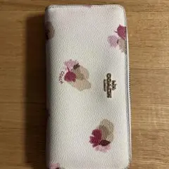 Coach フラワーパターン 長財布