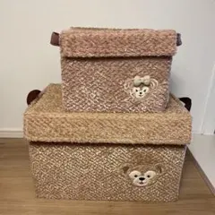 ダッフィーフレンズ 収納ボックス 2個セット