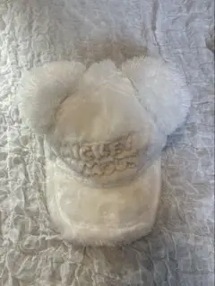 ディズニー 耳付きホワイトキャップ