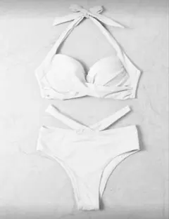 ホワイトセパレート水着・ビキニ