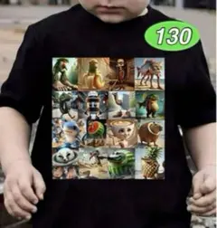 イタリアンブレインロット Tシャツ　トゥントゥントゥンサフール　128-140