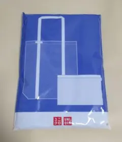 UNIQLO メッシュトートバッグ 　ポーチ　保冷　青のサムネイル