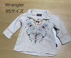 Wrangler 長袖シャツ 95サイズ 刺繍 ウエスタン　令和レトロのサムネイル
