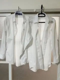 長袖ワイシャツ　2枚　白