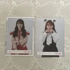 守屋麗奈 2枚 生写真 まとめ売り 櫻坂46 赤衣装 いぬみみコーデ