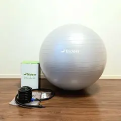 Trideer バランスボール、ポンプ付【55cm＋ほぼ未使用＋付属品完備】