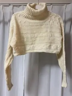 ショート丈 ニット