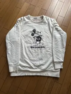 BAYFLOW ミッキーマウス トレーナー アイボリー
