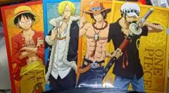 ONE PIECE ワンピース ルフィ サンジ エース ロー クリアファイル