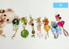 ㉝、オリジナル天然石チャームセット( *´ㅅ`)⁾⁾