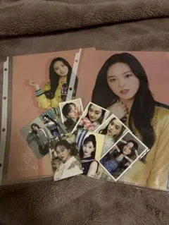 NiziU リオ　特典トレカ　クリアファイル　ステッカー