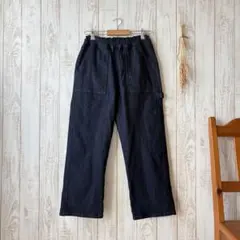 【訳あり】裏起毛デニムのペインターパンツ