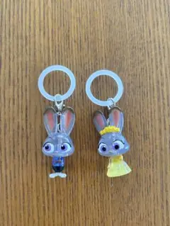 ズートピア ジュディ・ホップス チャーム 2種セット