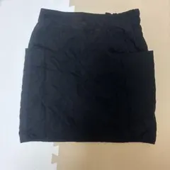 JEANASIS キルティング タイトスカート ブラックのサムネイル