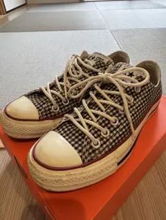 CONVERSE ALL STAR チェック柄スニーカー 24cm